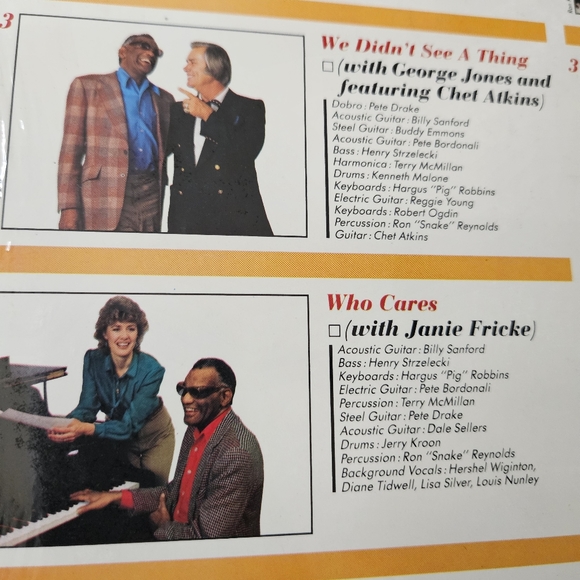 Ray Charles - “Friendships” Vinyl LP Record Featuring Special Guests 🎶 - Picture 10 of 16